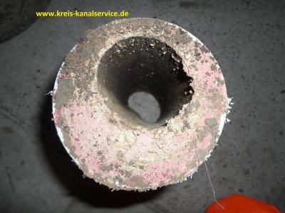 Ablagerungen HT-Rohr