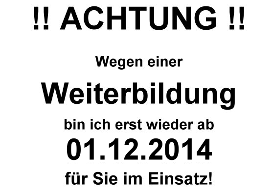 Weiterbildung Nov2014
